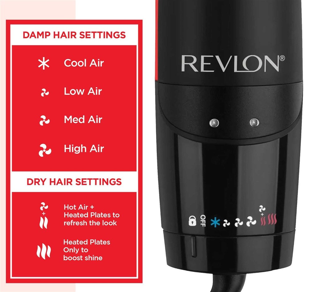 Žehlička na vlasy Revlon One-Step RVDR5330E černá Žehlička na vlasy Revlon One-Step RVDR5330E černá
