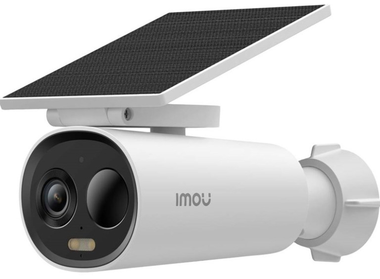 Bezdrátová venkovní IP kamera Imou Cell 3C All In One 3MP se solárním panelem, bílá barva