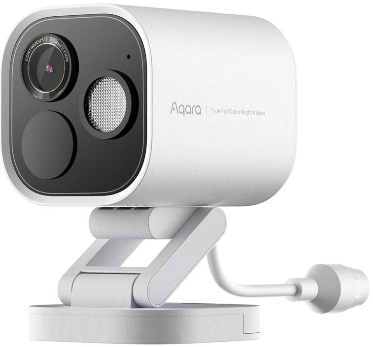 Bezpečnostní kamera Aqara Camera Hub G5 Pro PoE s nočním viděním.