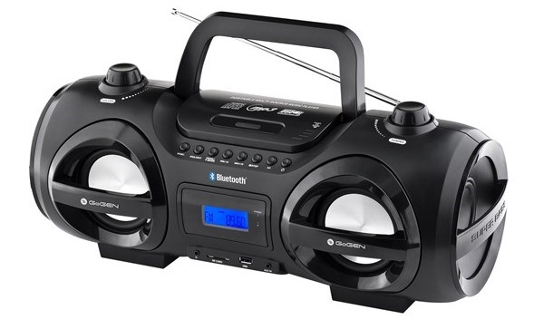 Radiopřijímač s CD GoGEN CDM425SUBT černý/stříbrný
