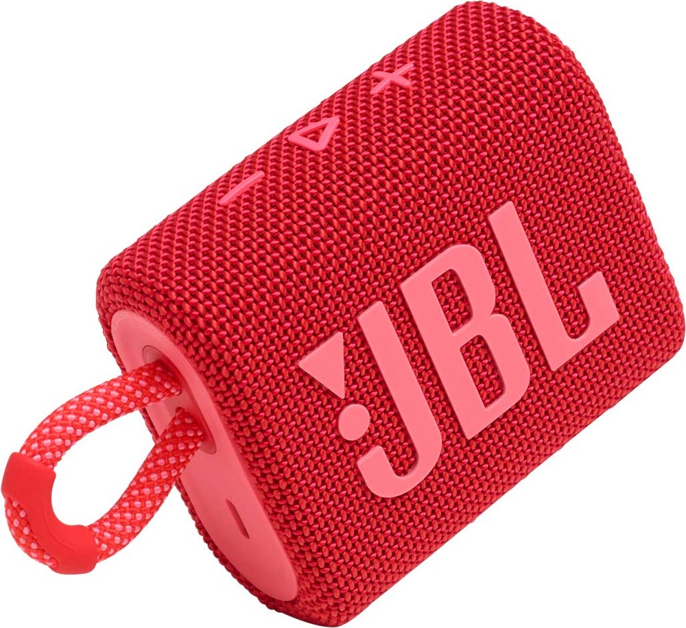 Přenosný reproduktor JBL GO3 červený