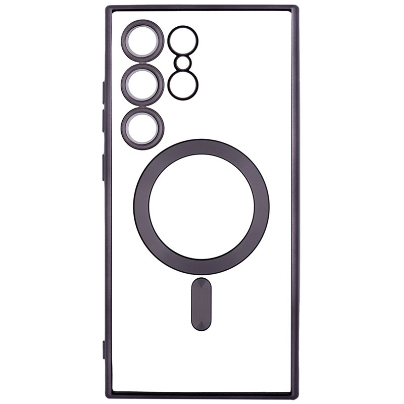 Kryt na mobil WG Magic Eye MagSafe na Samsung Galaxy S24 Ultra 5G černý/průhledný