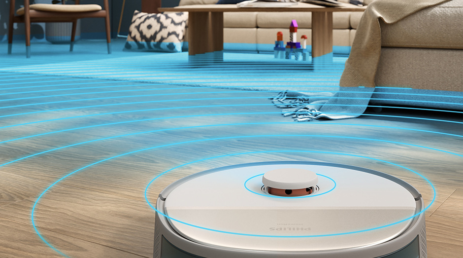Detail detekování prostoru Robot. vys. se stanicí Philips XU5100/20 5000 Series