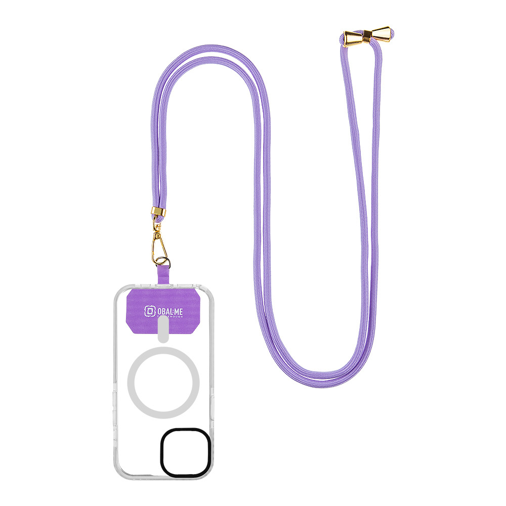 Popruh na krk Obal:Me NeckTag Allure - fialová