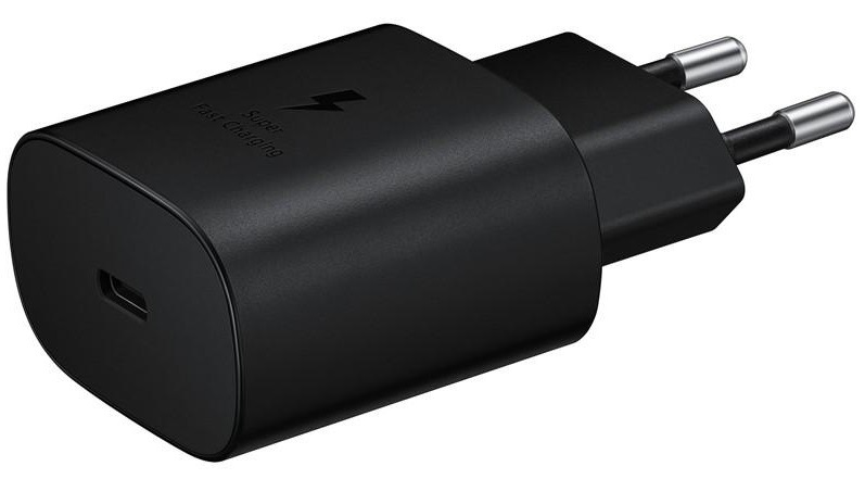 Nabíječka do sítě Samsung USB-C, 25W, bez kabelu černá