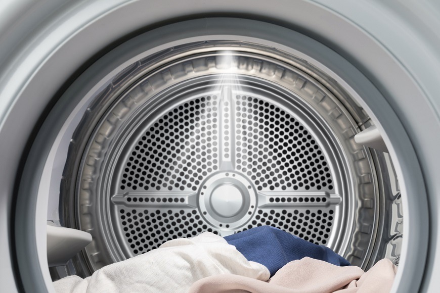 Sušička prádla Gorenje DAP93SWI, bílá, LED osvětlení v bubnu