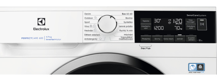 Pračka Electrolux PerfectCare 600 EW6S327SCI bílá Pračka Electrolux PerfectCare 600 EW6S327SCI bílá