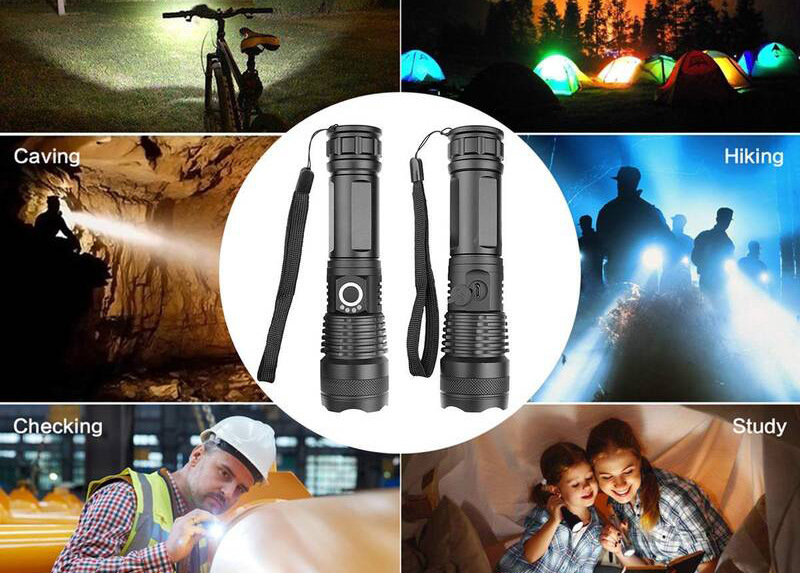 Svítilna Solight 1000 lm, fokus, 2800 mAh Li-Ion, USB černá Svítilna Solight 1000 lm, fokus, 2800 mAh Li-Ion, USB černá