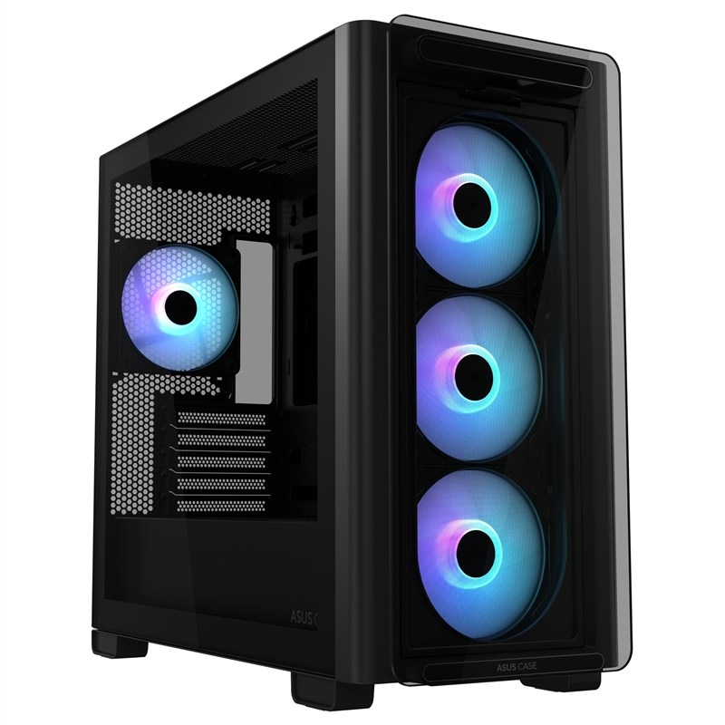 Case Asus A23 PLUS TG ARGB černá