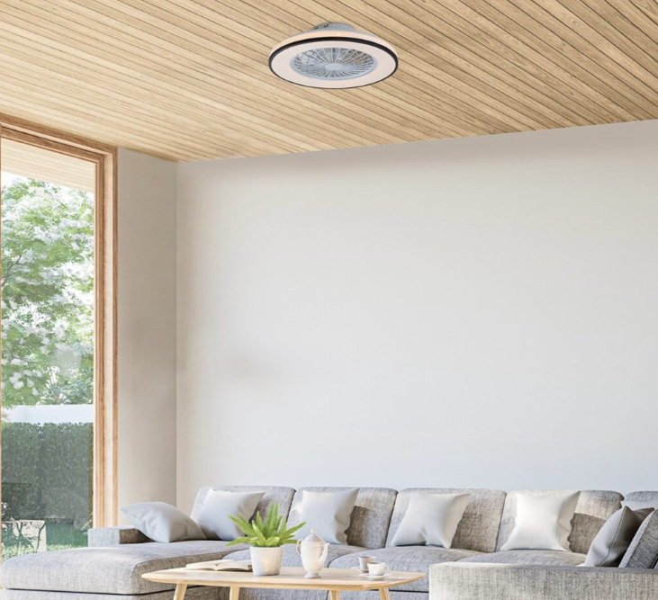 Stropní svítidlo Rabalux Dalfon2, s ventilátorem černé/bílé Stropní svítidlo Rabalux Dalfon2, s ventilátorem - černé/bílé