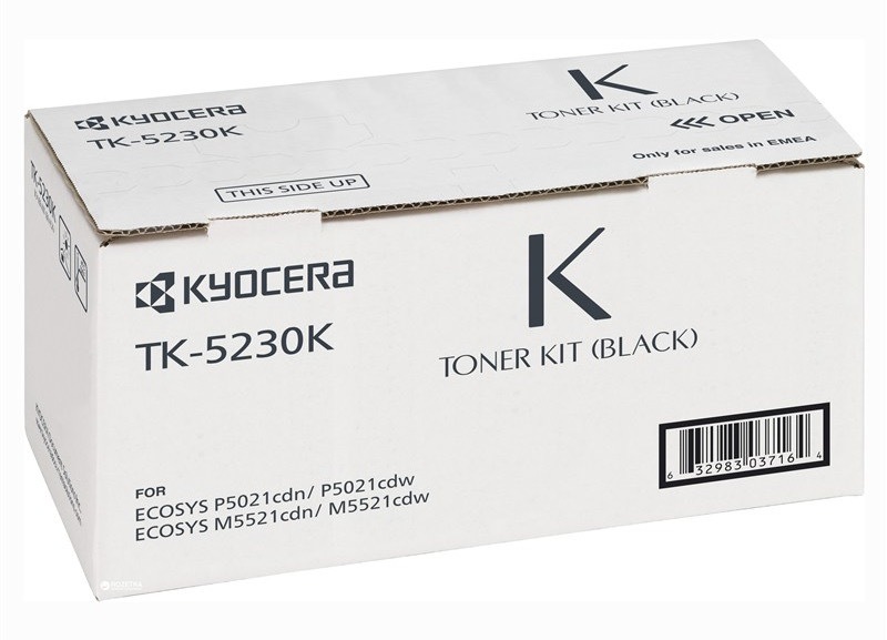 Toner Kyocera TK-5230K, 1T02R90NL0, 2600str. černý