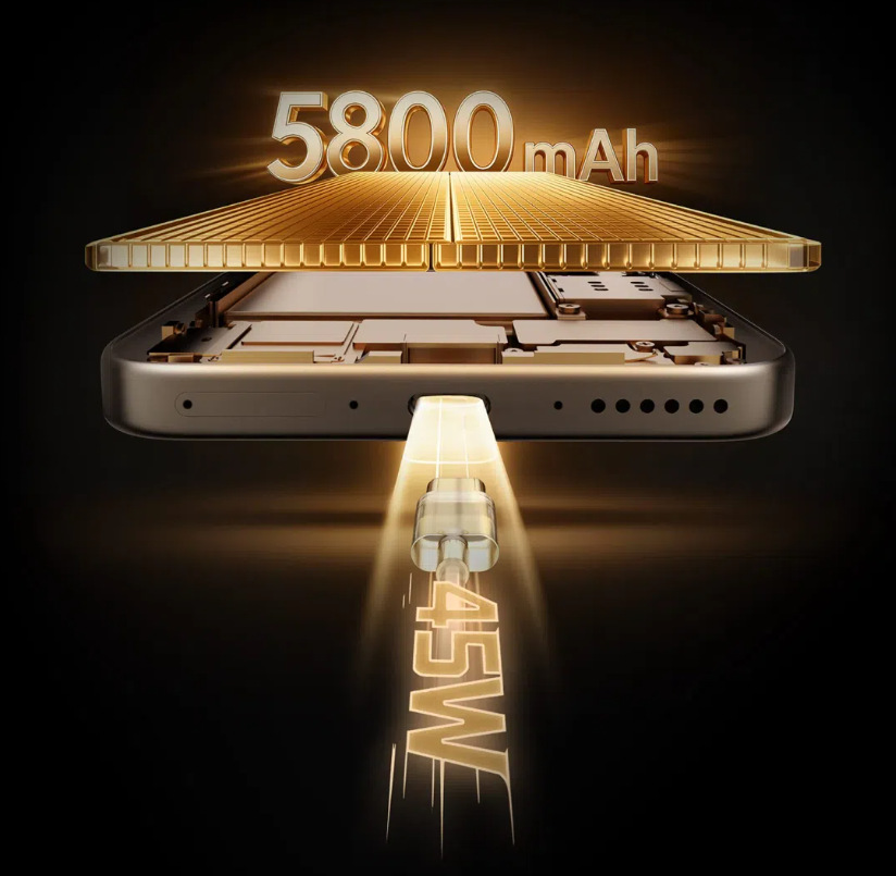 Mobilní telefon TCL P80 Pro 8 GB / 256 GB modrý Baterie telefonu TCL P80 Pro