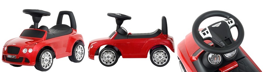 Odrážedlo plastové Buddy Toys BPC 5121 Bentley BUDDY TOYS BPC 5121 Odstrkovadlo Bentley GT červené