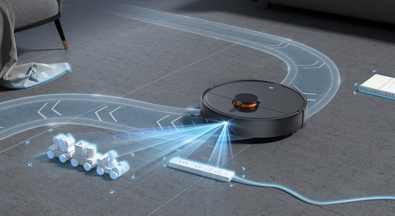 Robotický vysavač Xiaomi Mi Robot Vacuum Mop 2 Ultra EU černý Překážky