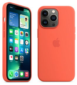 Kryt na mobil Apple Silicone Case s MagSafe pro iPhone 13 Pro – nektarinkový Nektarinková