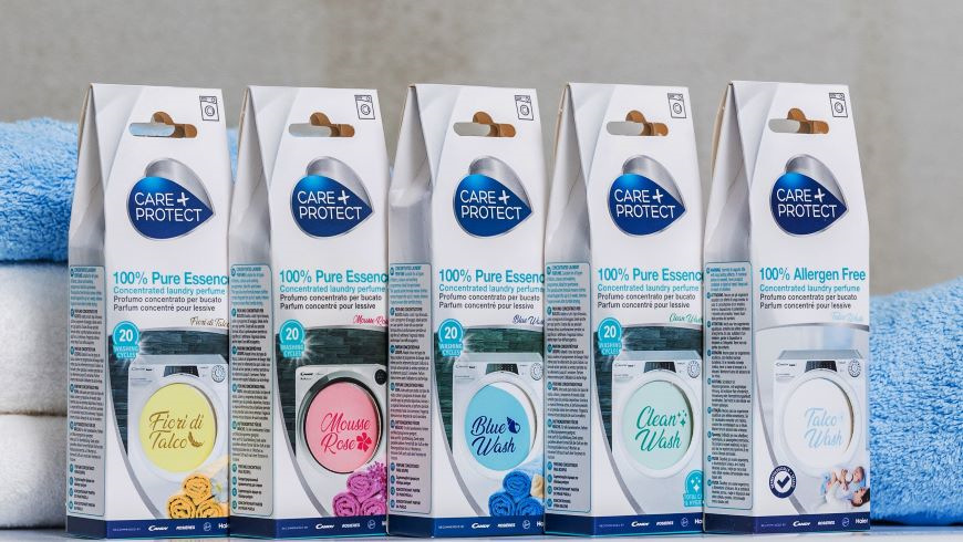 Koncentrovaný parfém do pračky Care+Protect BLUE WASH 400 ml modrý