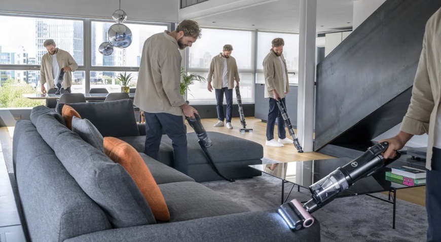 Tyčový vysavač Hoover HFX HFX10H 011 černý/růžový Tyčový vysavač Hoover HFX HFX10H 011 černý/růžový