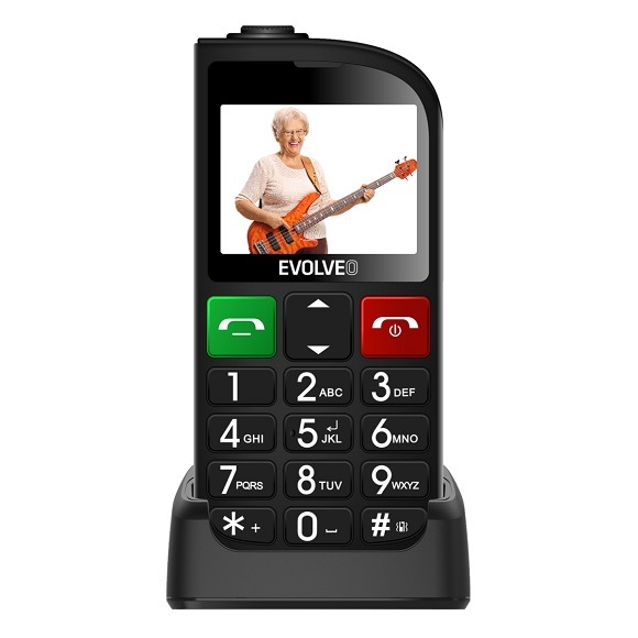 Mobilní telefon Evolveo EasyPhone FL černý