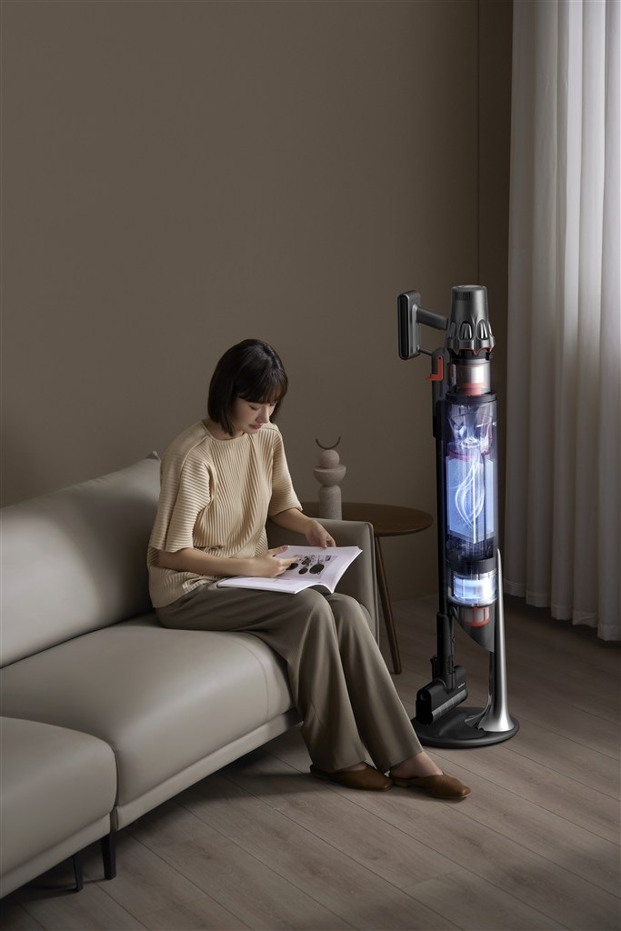 Tyčový vysavač Deerma DEM-T50WStation šedý