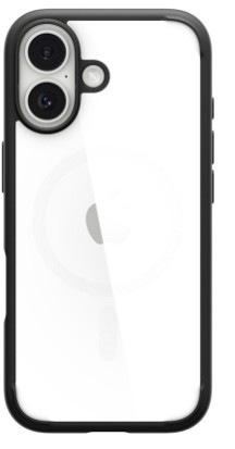 Kryt na mobil Spigen Ultra Hybrid na Apple iPhone 17 v černo-průhledné barvě