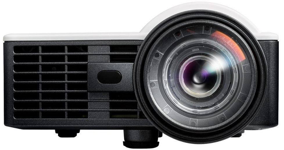 Projektor Optoma ML1050STi bílý Pohled na projektor Optoma ML1050STi DLP z přední strany
