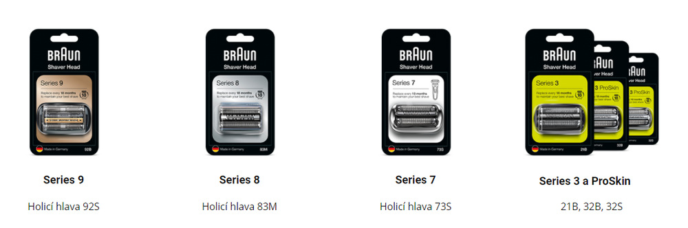 Náhradní břit Braun Combipack 53B