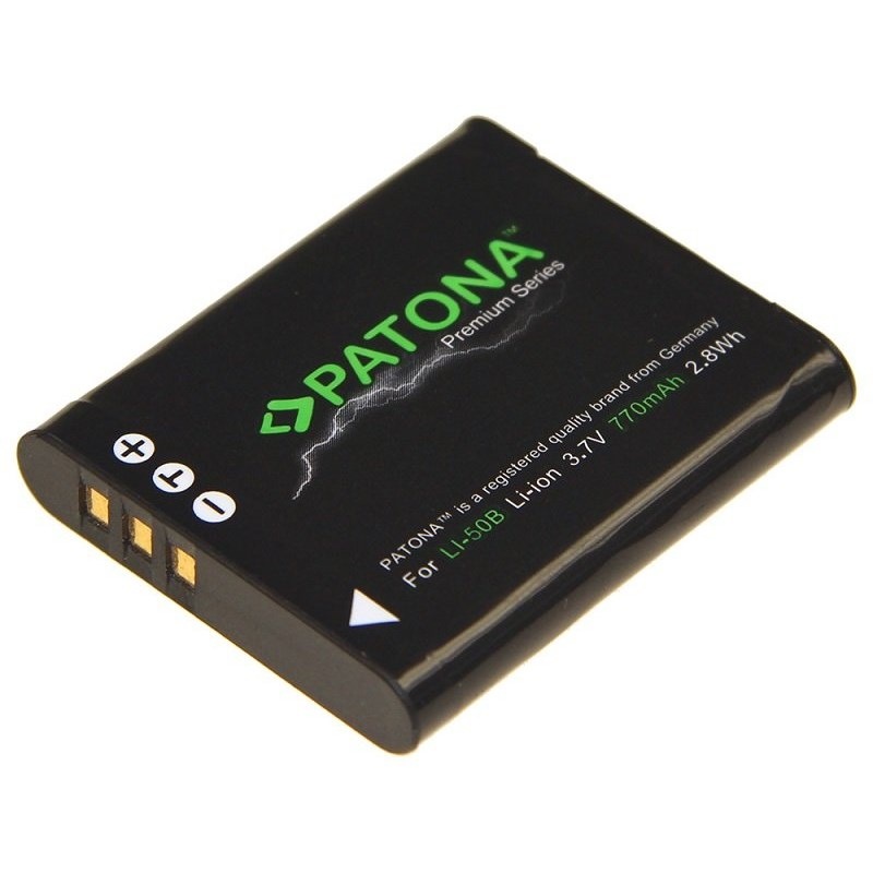 Baterie PATONA pro Olympus Li-50B 770mAh Li-Ion Premium