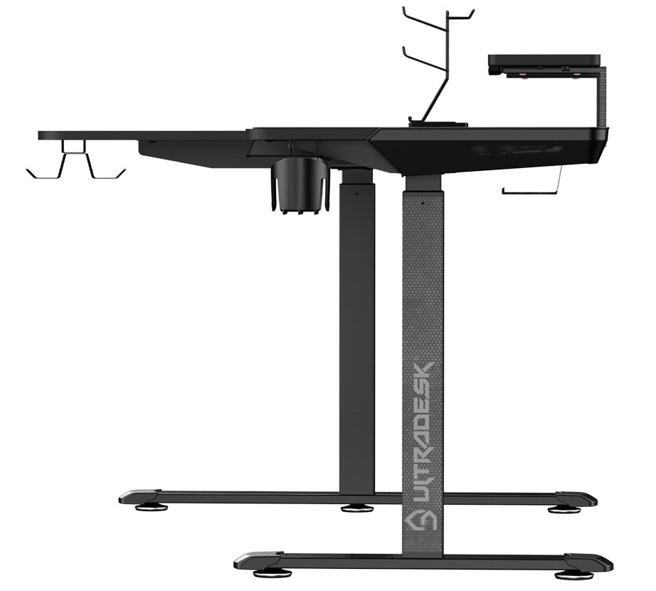 Herní stůl ULTRADESK WINGER černý Herní stůl ULTRADESK WINGER - černý