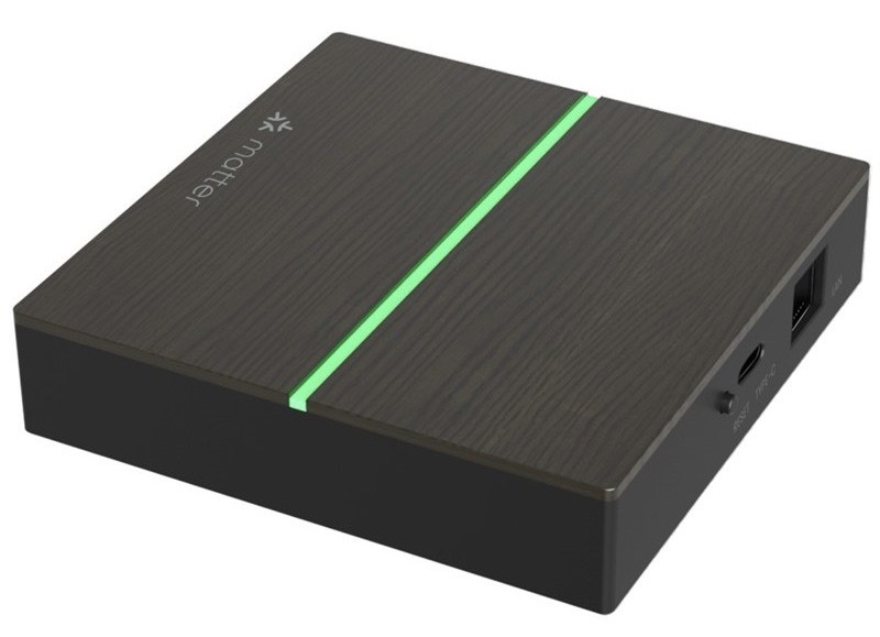 Řídicí jednotka IMMAX podporuje Zigbee 3.0, Thread, LAN, Wi-Fi, TUYA, černá barva