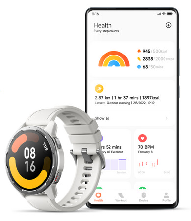 Chytré hodinky Xiaomi Watch S1 Active černé