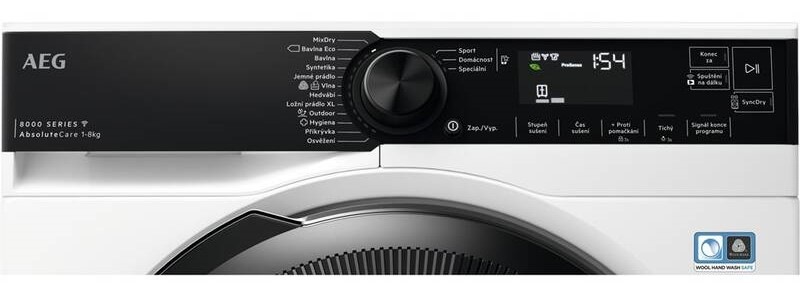 Sušička prádla AEG AbsoluteCare® Pro 9000X TR838H4C bílá Sušička prádla AEG AbsoluteCare® Pro 9000X TR838H4C bílá