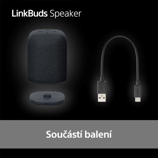 Přenosný reproduktor Sony LinkBuds Speaker černý Přenosný reproduktor Sony LinkBuds Speaker, černý
