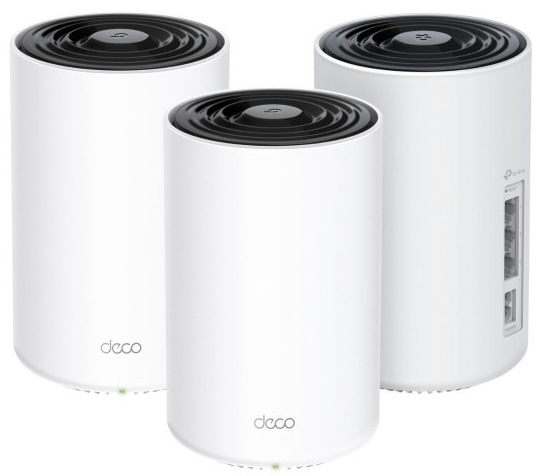 Router TP-Link Deco PX10 Wi-Fi 6 AX1500 + Powerline AV1000 se třemi bílými Mesh jednotkami