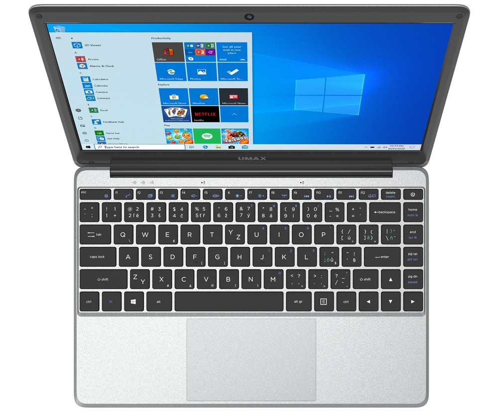 Notebook Umax VisionBook 13Wr šedý