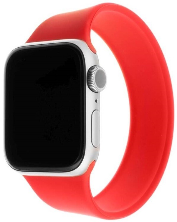Řemínek FIXED Silicone Strap na Apple Watch 38/40/41 mm, velikost S červený