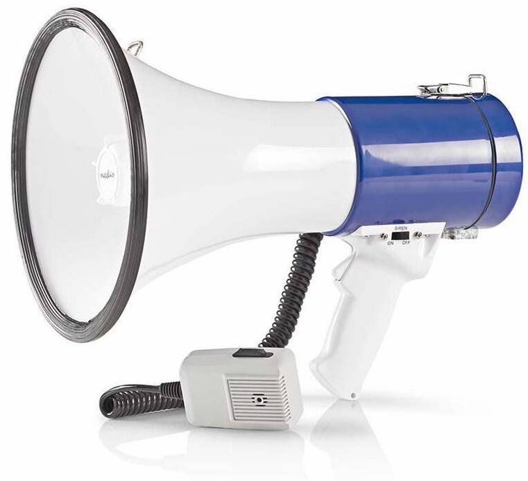 Megafon Nedis MEPH200WT bílý/modrý