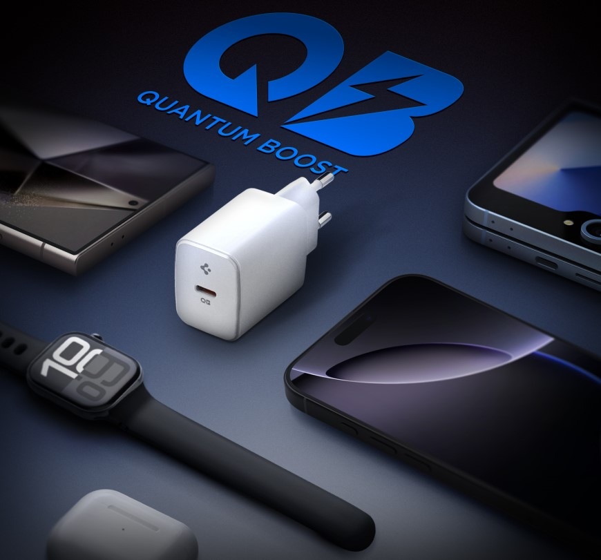 Nabíječka do sítě Spigen Essential 20W 1xUSB-C - bílá