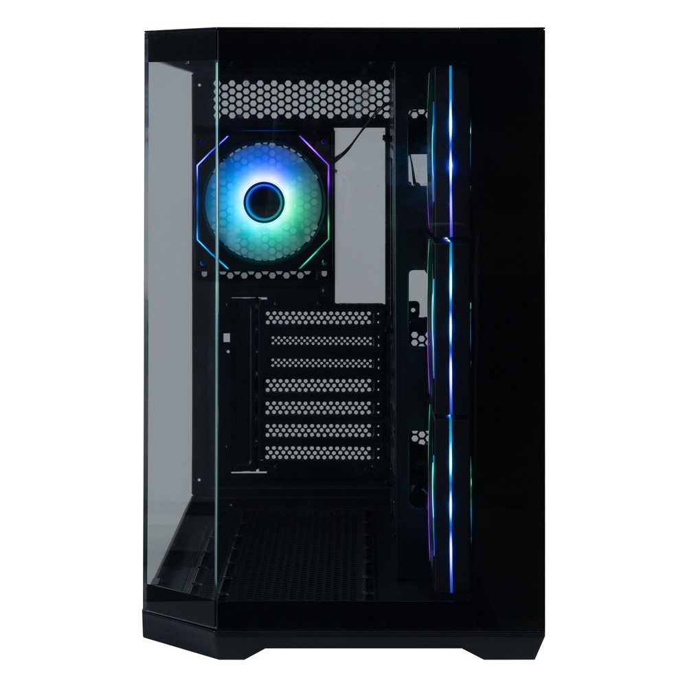Case BitFenix T10 Negro černá Detail PC skříně BitFenix T10 Negro z přední strany