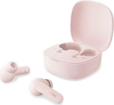 TWS sluchátka Philips TAT2100PK/00, růžová barva