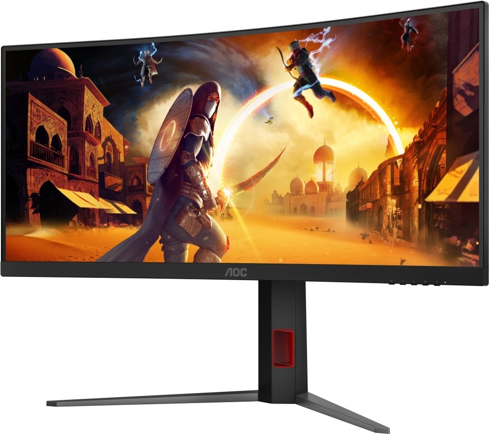 Herní monitor AOC CU34G4Z černý Herní monitor AOC CU34G4Z se zakřiveným 34" displejem se chlubí širokou konektivitou