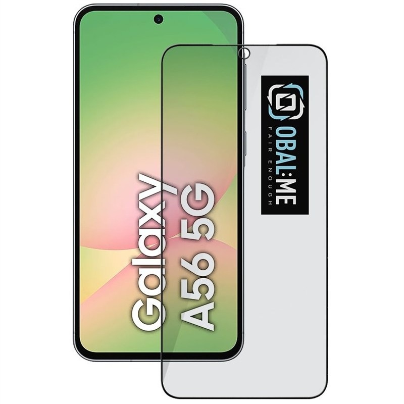 Tvrzené sklo Obal:Me Privacy 5D na Samsung Galaxy A56 5G/A36 5G - černé