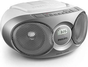 Radiopřijímač s CD Philips AZ215S stříbrný