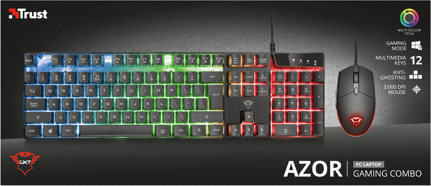 Trust GXT 838 Azor Gaming Combo