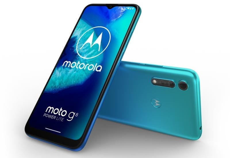 Mobilní telefon Motorola Moto G8 Power Lite - Arctic Blue