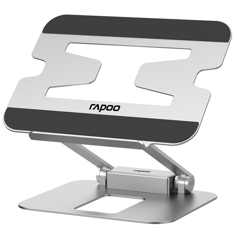 Podstavec pro notebooky Rapoo UCS5001 s magnetickým multiport hubem USB-C 5v1 stříbrný