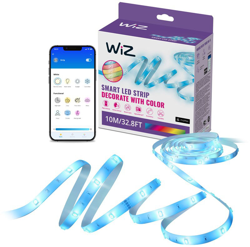 LED pásek WiZ RGB, 10m
