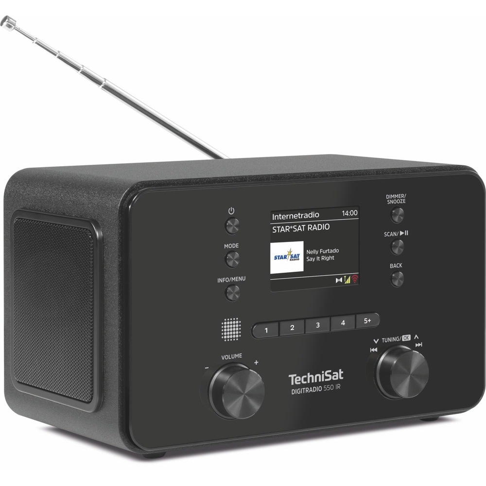 Internetový radiopřijímač s DAB+ Technisat DIGITRADIO 550 IR černý Internetový radiopřijímač s DAB+ Technisat DIGITRADIO 550 IR černý