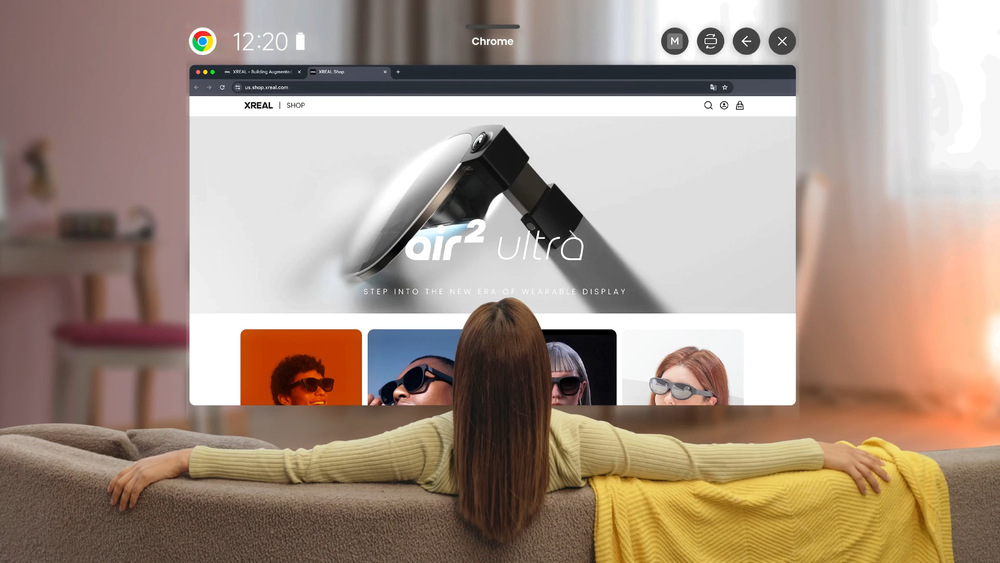 Ovladač XREAL Beam Pro 8 GB / 256 GB bílé S ovladačem XREAL Beam Pro můžete díky rozdělené obrazovce provádět multitasking