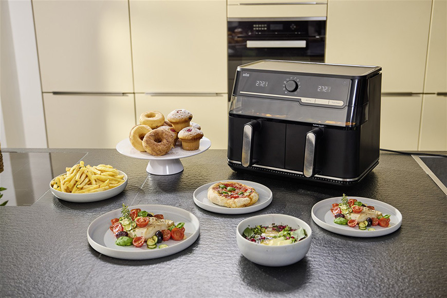 Fritéza horkovzdušná Braun TwinCook 5 TD5053 černá Fritéza horkovzdušná Braun TD5053 TwinCook 5
