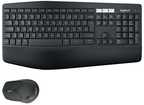 Klávesnice s myší Logitech Wireless Combo MK850 Performance, US černá